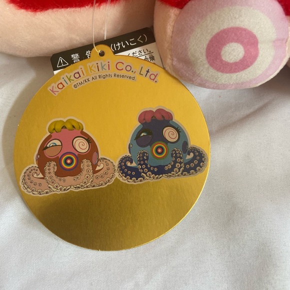 Takashi Murakami Red Octopus Mr Boiled Complexcon Large Plush - Picture 13 of 15